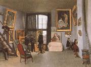 Frederic Bazille The artist-s Studio oil painting reproduction